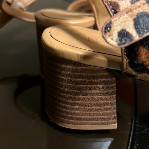 Leopard Print J Crew Heels - Picture 3 of 3